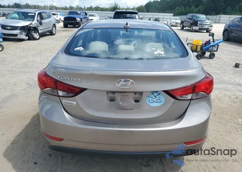 2016 Hyundai Elantra Se from USA, damaged, VIN 5NPDH4AE6GH771247